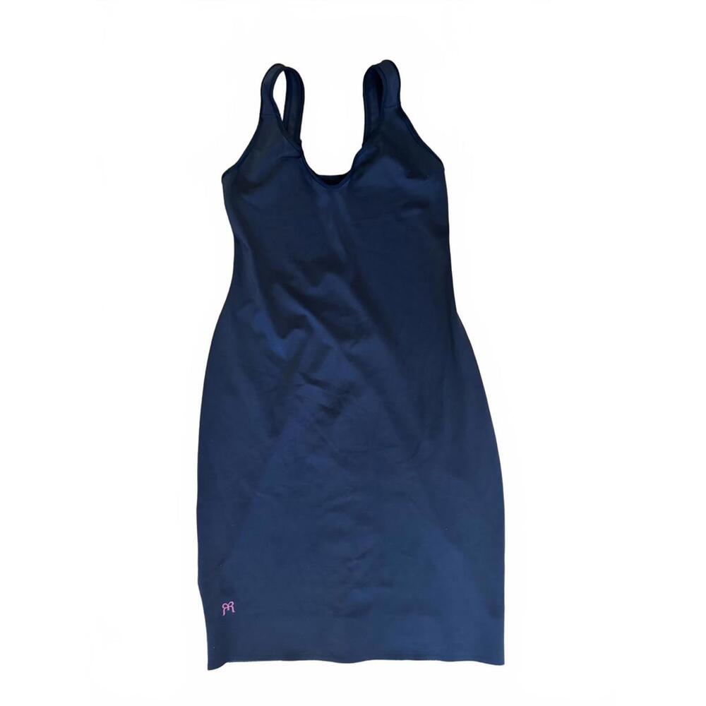 Ruby Ribbon Black Form Fitting Slip Shapewear Tank Dress Size Medium